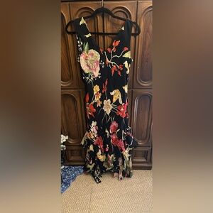 Jessica Black Floral Dress